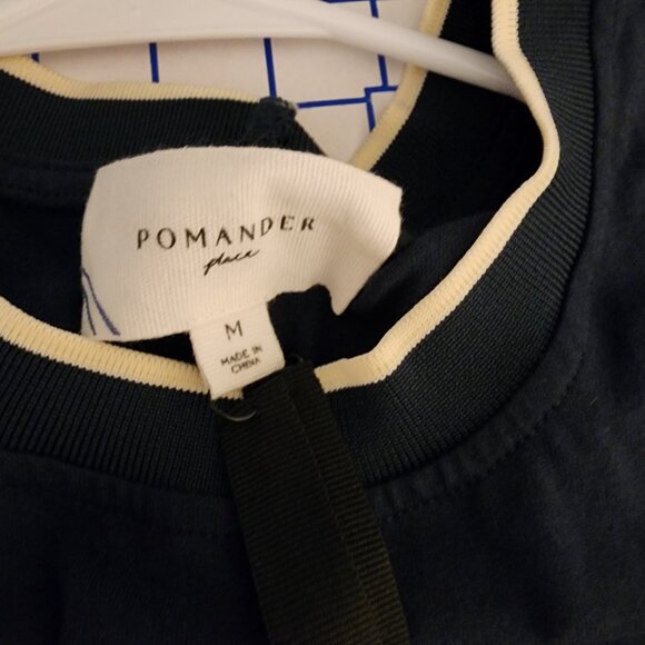 Pomander Place Navy Aimee Mini Dress NWT Med - Picture 5 of 10